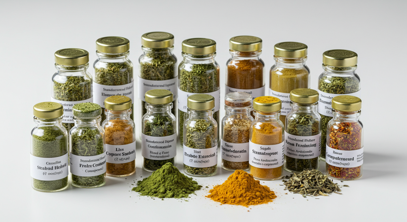 Are there any side effects of standardized herb extracts