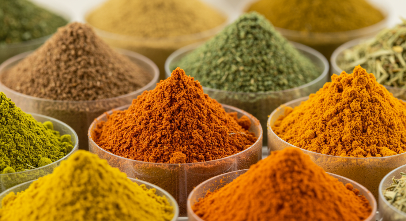 How is a herb extract standardized