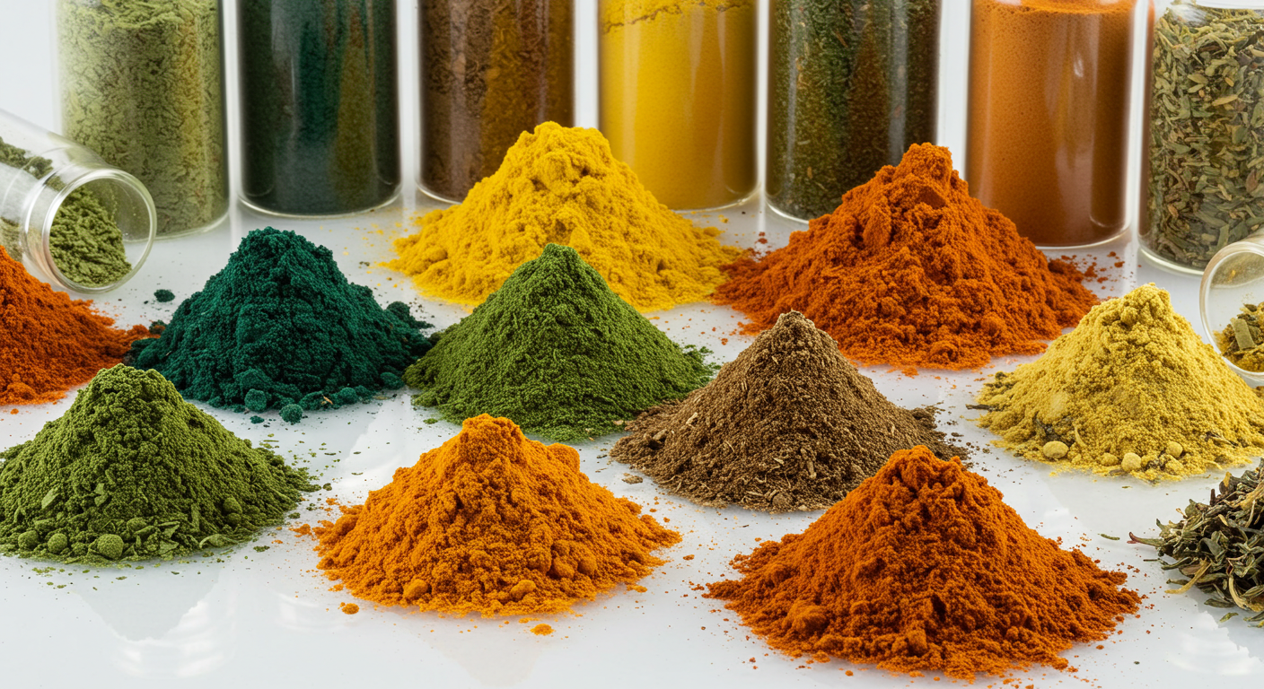How is a herb extract standardized
