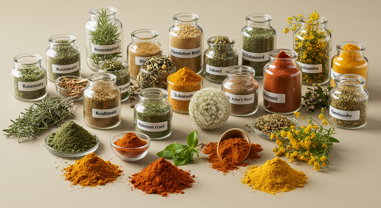 What extraction methods are used for standard herb extracts