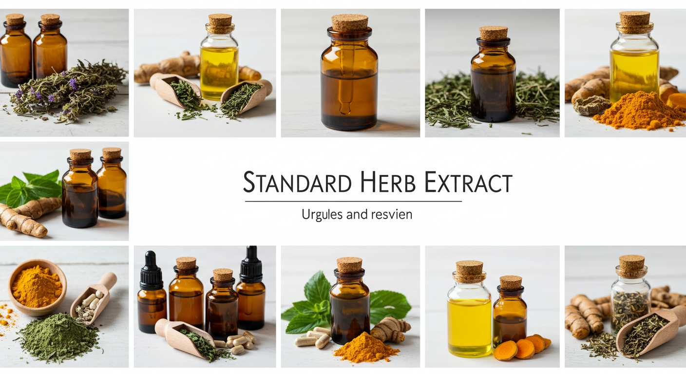 What is a standard herb extract?