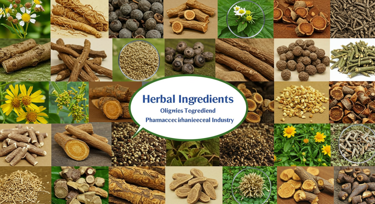 Active herbal ingredients for pharmaceuticals