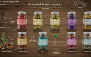 Food grade standardized plant extracts