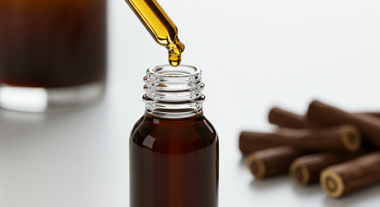 Licorice extract standardized to glycyrrhizin

